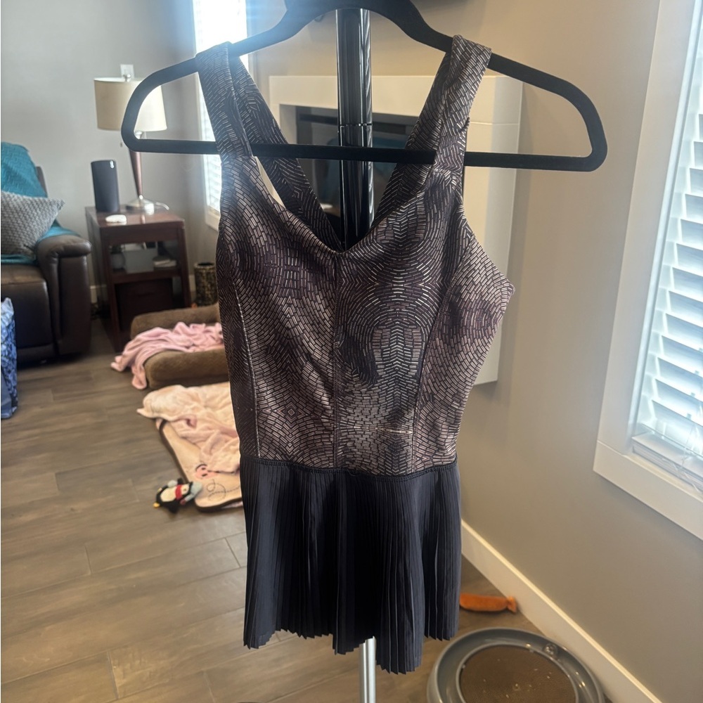 Lululemon City Tank Golden Godess Cashew Multi / Black - Picture 3 of 7
